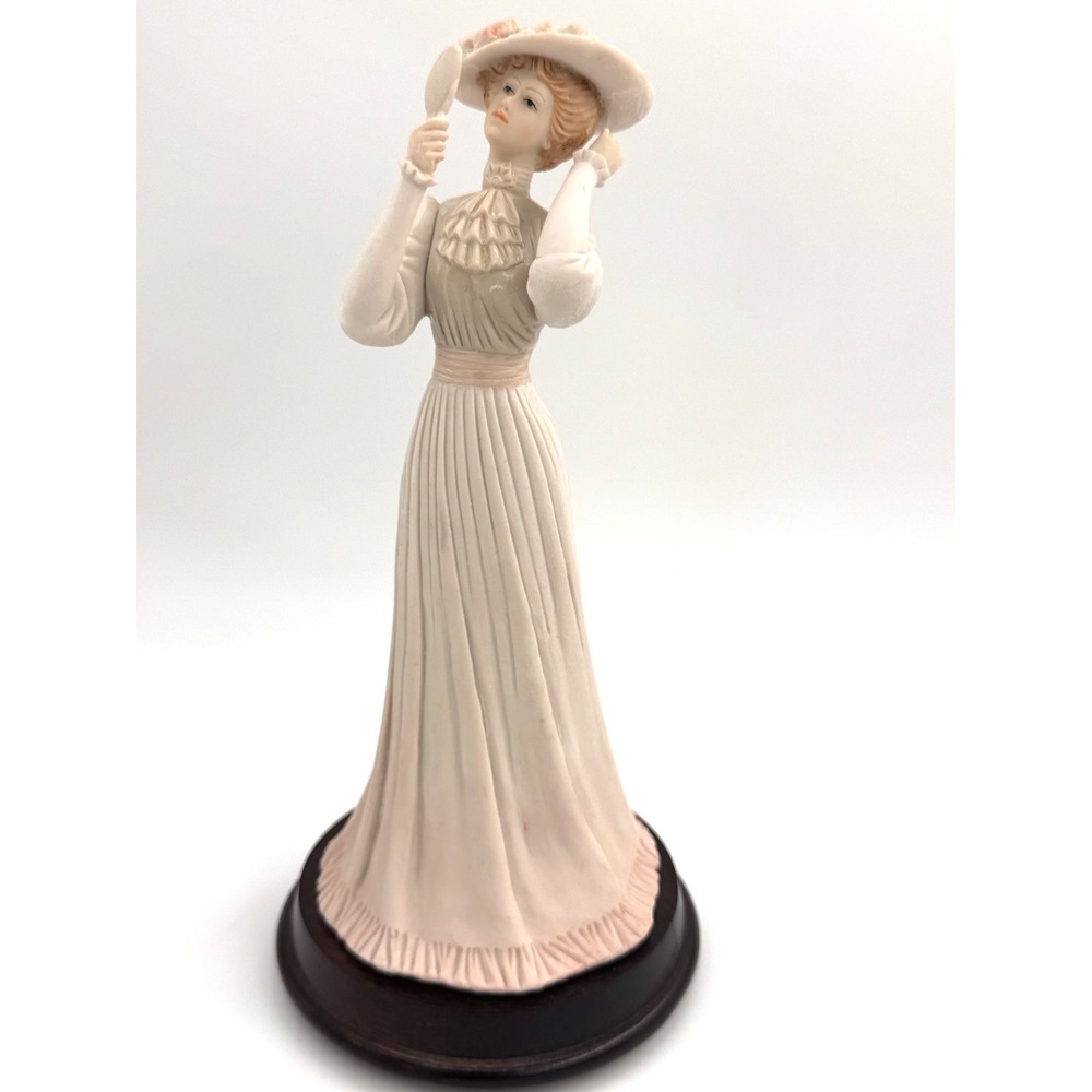 Victorian‎ Woman Statue 1985 Pucci Arnart Lady Signed Ceramic Figurine 10"